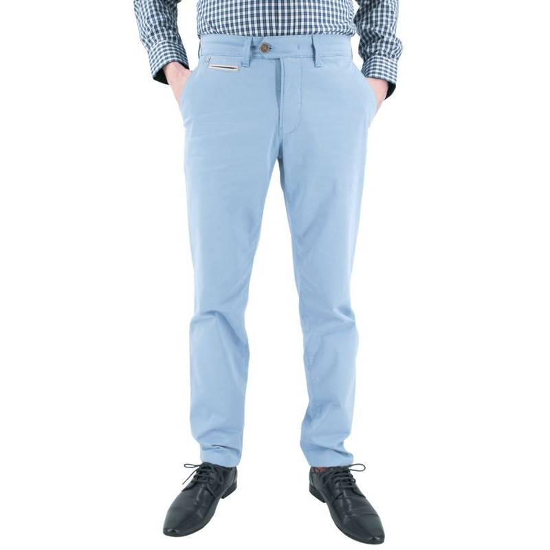 pantalon chino homme bleu ciel Gardeur