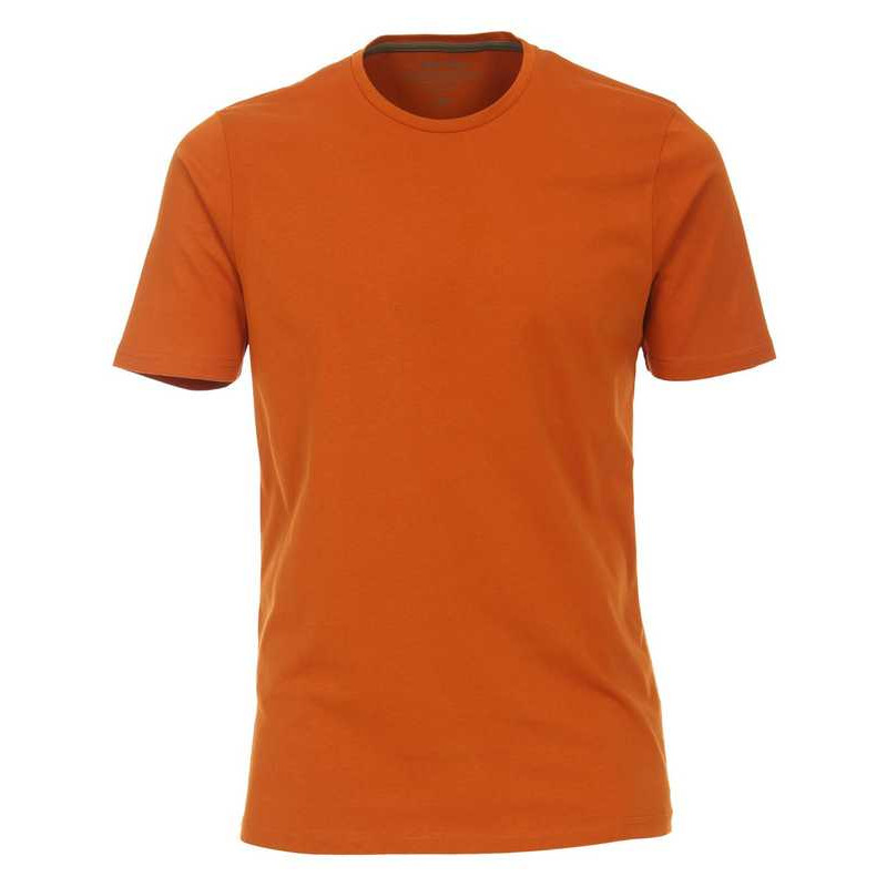 t shirt homme uni orange Redmond