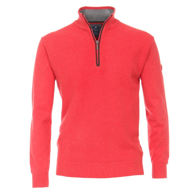pull sweat coton homme Redmond col montant