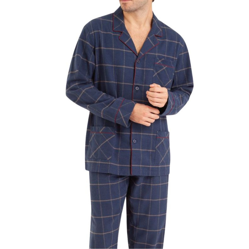 pyjama long boutonné et chaud Eminence
