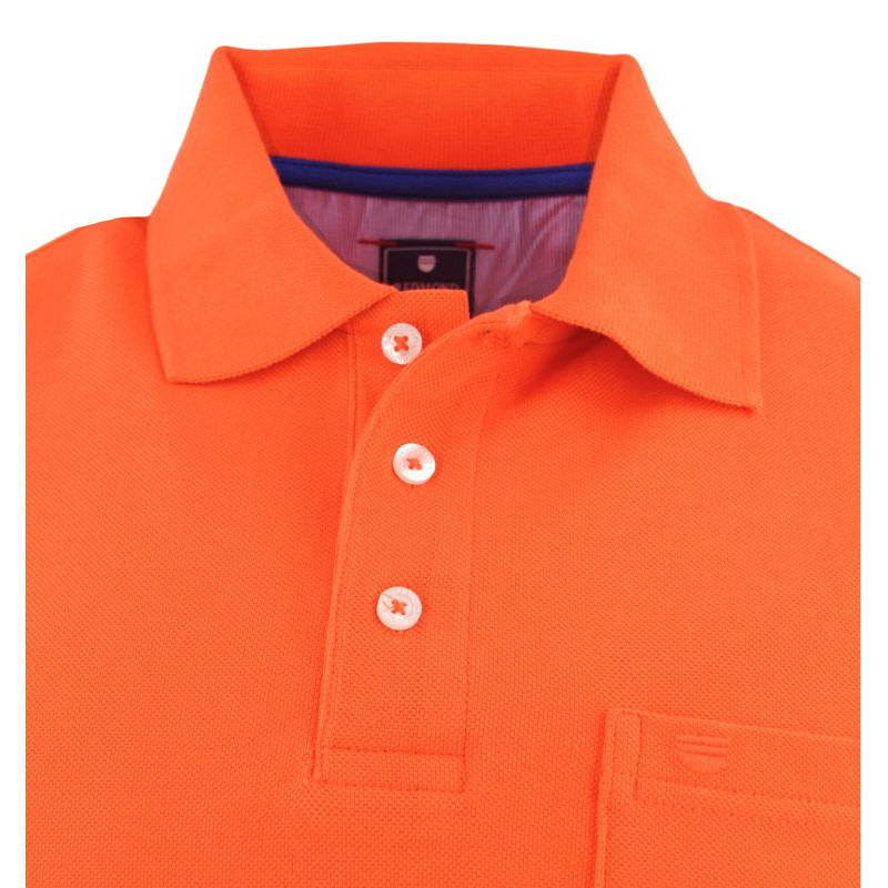 polo coton orange de marque Redmond