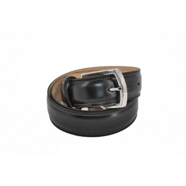 Luxe Messieurs brèche-Cuir Automatique ceinture noir 3,5 cm/f10 
