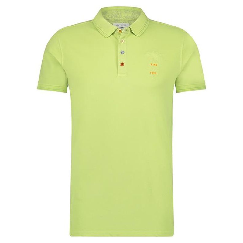 polo homme manches courtes A FISH NAED FRED vert