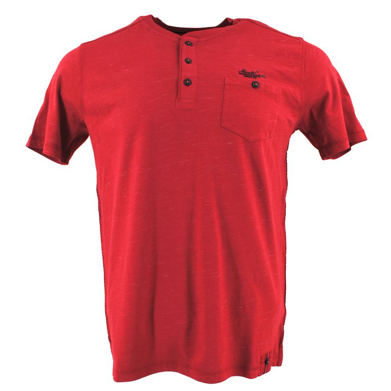 t shirt manches courtes homme Monte Carlo rouge