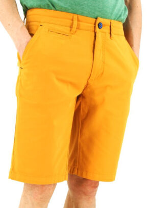 Bermuda chino homme EMYLE 4144e Miami jaune moutarde