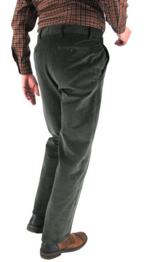 Pantalon velours cosserat GIANNI MARCO gris foncé H092