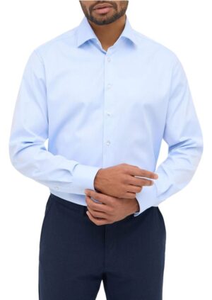 Chemise ETERNA opaque modern fit bleu 8817etm