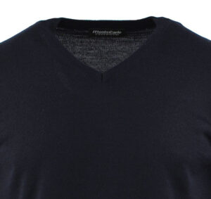 pull col V MONTE CARLO laine fine marine 4021mc