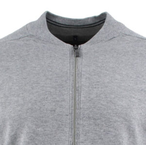 gilet coton léger CASA MODA bleu gris col raccourci 4440ca