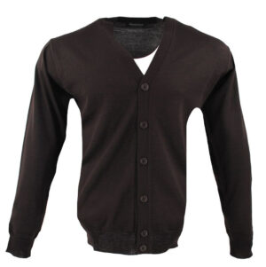 cardigan omme MONTE CARLO laine fine chocolat 4028mc