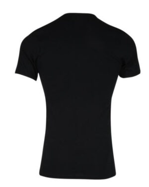 Tee-shirt coton EMINENCE col V noir 318em