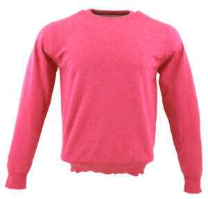 Pull ras du cou REDMOND 500rd en coton rose