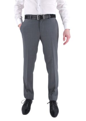 Pantalon laine fine MENS Madrid-U gris foncé 2601Med