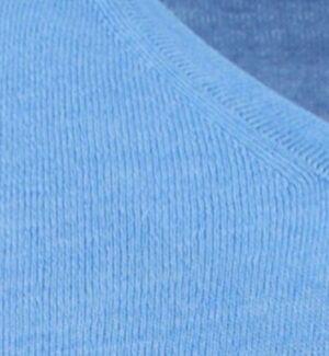 pull débardeur col V MONTE CARLO bleu ciel 4026mc