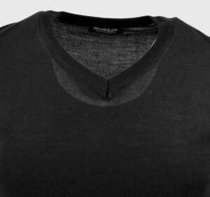 pull homme sans manches en laine MONTE CARLO noir 4026mc
