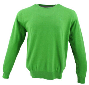 Pull homme ras du cou REDMOND 500rd en coton vert