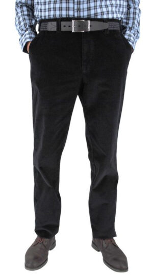 Pantalon homme velours noir MENS Madrid 4180Med