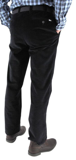 Pantalon homme velours noir MENS Madrid 4180Med