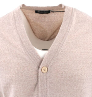 gilet boutonné laine MONTE CARLO beige 4028mc