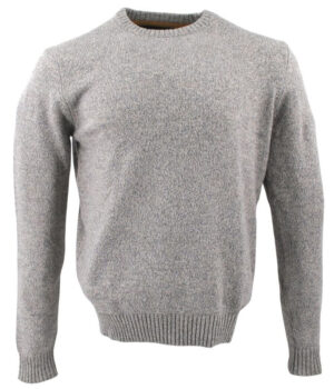 pull ras du cou Redmond gris chiné