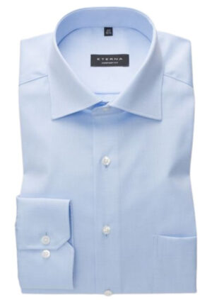 chemise coupe large ETERNA ciel 8817etc