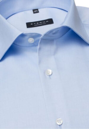 chemise coupe large ETERNA ciel 8817etc