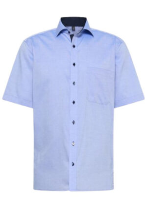 Chemisette grandes tailles ETERNA Comfort Fit bleu 8100etc