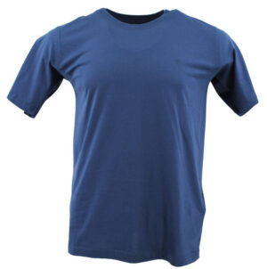 Tee-shirt bleu indigo col rond CASAMODA 004200ca