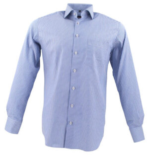 chemise rayée bleu grandes tailles Eterna Comfort Fit 8207etc