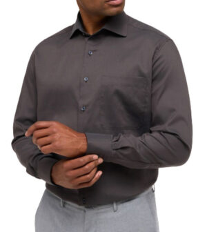 chemise homme fort Eterna Comfort Fit gris 8932etc
