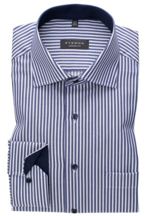 chemise homme fort Eterna Comfort Fit bleu 8982etc