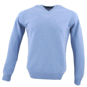 pull BEST GUEST col V 80% laine ciel 702bg