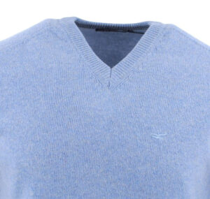 pull BEST GUEST col V 80% laine ciel 702bg