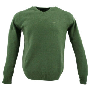 pull BEST GUEST col V 80% laine vert kaki 702bg