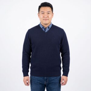 pull BEST GUEST col V 80% laine marine 702bg