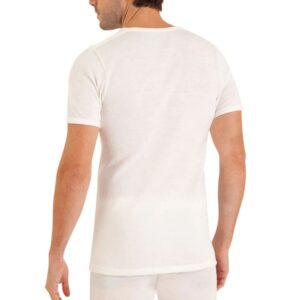 Tee-shirt manches courtes laine et coton EMINENCE 2W85