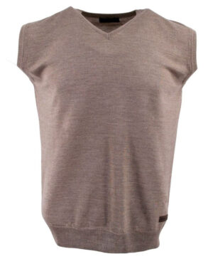 pull débardeur col V MONTE CARLO beige 4026mc
