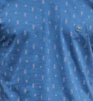 Pyjama court col V MASSANA 100% coton