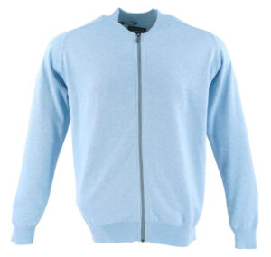 gilet homme pima coton CASA MODA bleu ciel 4440ca