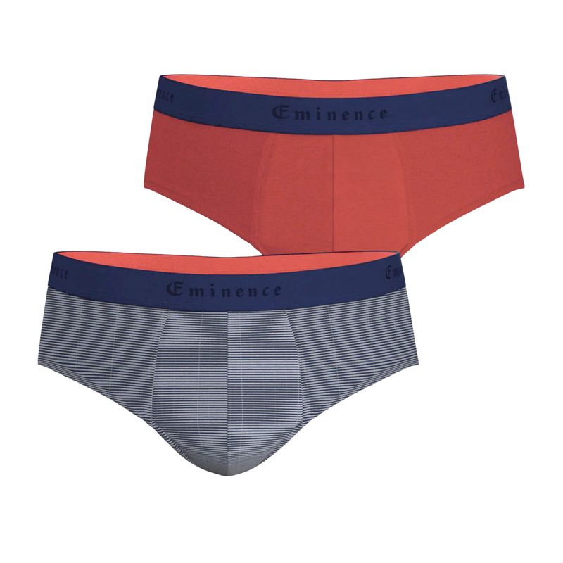 Lot De 2 Slips Homme Ammann | Coton Bio, Fines Côtes | Taille élastique Confortable | Pour Un Usage Quotidien Durable