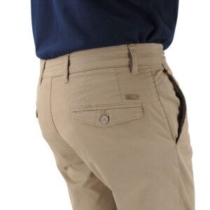 Pantalon homme LCDN micro-imprimé beige modèle Arex 69
