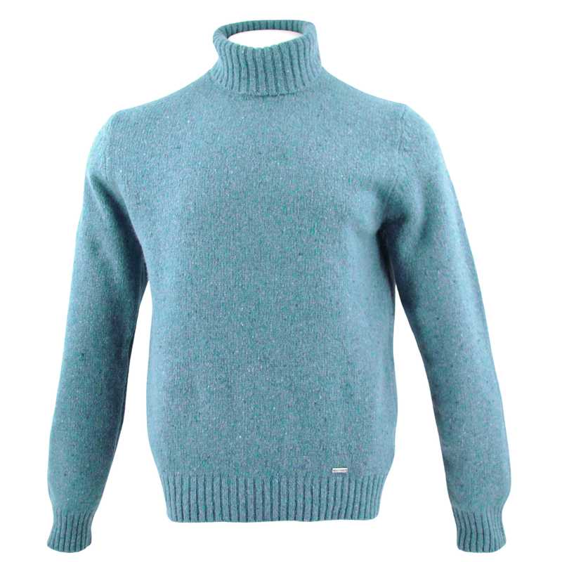 Pull Col Roulé Oversize Homme - Maille épaisse, Style Y2K, Color Block, Pour Ado Et Adulte