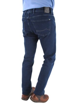Pantalon jean homme PIONEER Eric Mégaflex slim Bleu 6596pi
