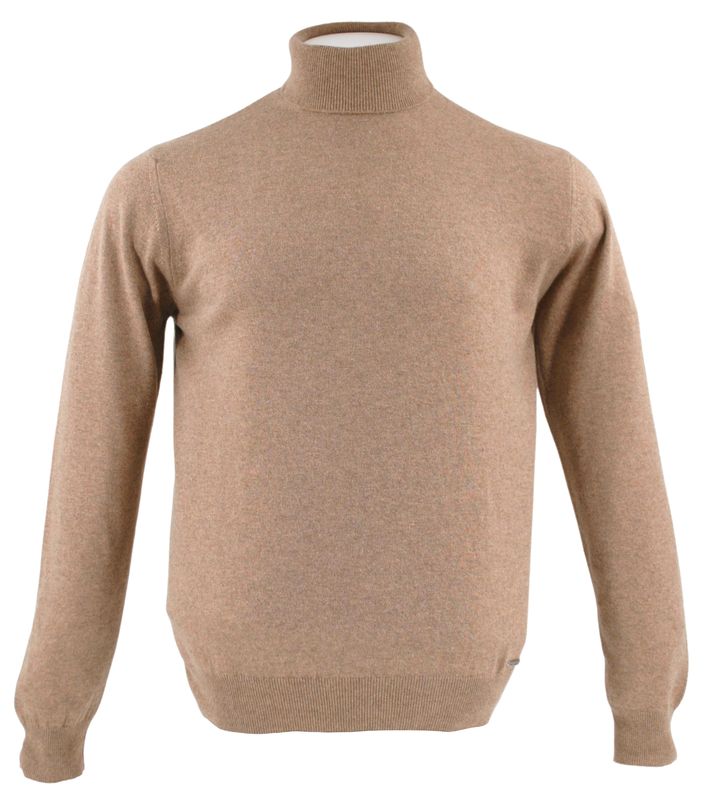 Pull Col Roulé Homme - Coton Bio Respirant & Anti-Transpiration | Pour Sport, Quotidien, Hiver