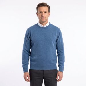 pull homme BEST GUEST ras du cou bleu Otaru JULES