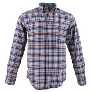 chemise homme Redmond chaude rayée orange