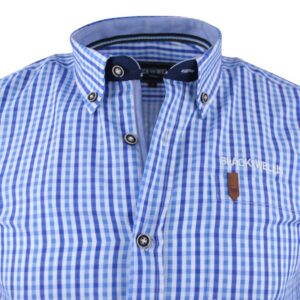 Chemise homme BLACK WELLIS vichy bleu