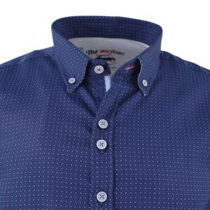 Chemise homme coton fluide bleu THE SURFCAR Lisbo