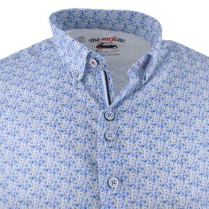 Chemise homme fantaisie bleu THE SURFCAR Lisbo