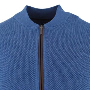 Gilet homme coton REDMOND bleu 627rd